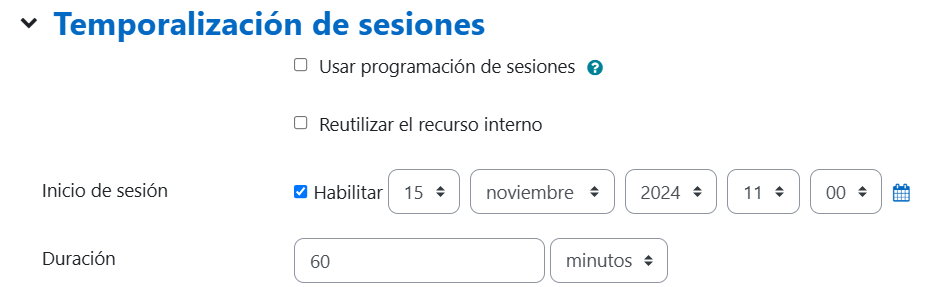 Itinerarios de evaluación