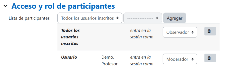 Itinerarios de evaluación