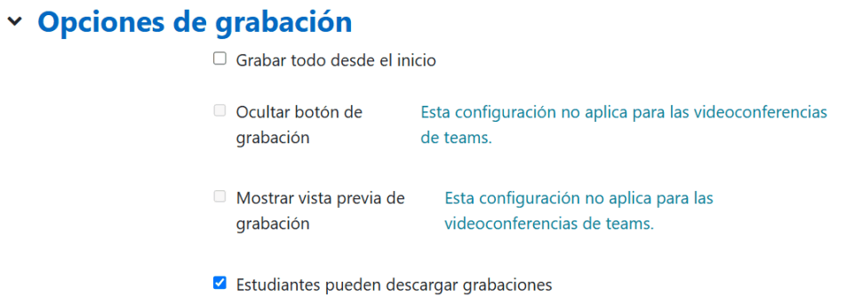 Itinerarios de evaluación