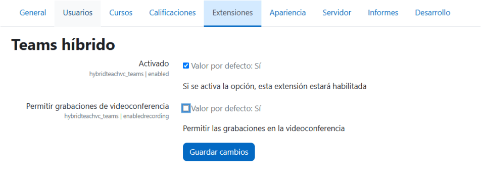 Itinerarios de evaluación